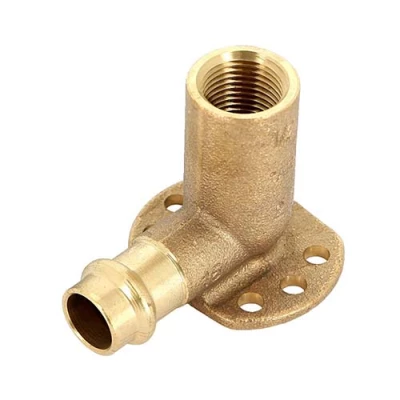 Водорозетки Viega 2225 Дн15х1/2″ Ру10 удлиненные, длина - 45 мм, присоединение - внутренняя резьба/пресс, корпус - бронза