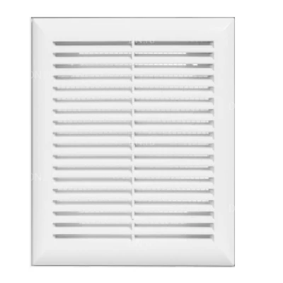 Решетка вентиляционная VIENTO Н 130х190мм вытяжная прямоугольная, сетка, материал - АБС-пластик, цвет - белый