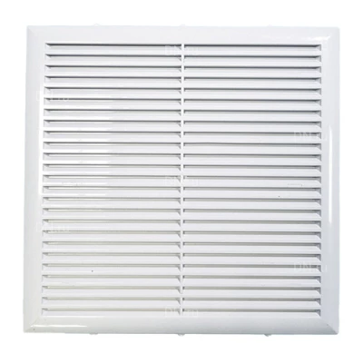 Решетки вентиляционные VIENTO Н вытяжные прямоугольные, сетка, материал - АБС-пластик, цвет - белый