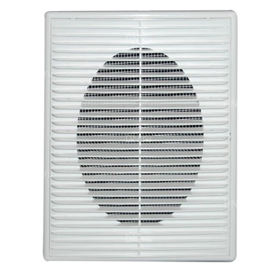 Решетки вентиляционные VIENTO ПВР вытяжные, с рамкой, материал - АБС-пластик, цвет - белый