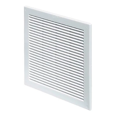 Решетки вентиляционные VIENTO TRU вытяжные, сетка, материал - АБС-пластик, цвет - белый