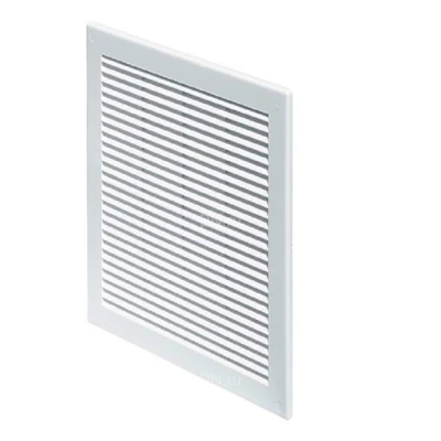 Решетка вентиляционная VIENTO TRU 200х300мм вытяжная прямоугольная, сетка, материал - АБС-пластик, цвет - белый
