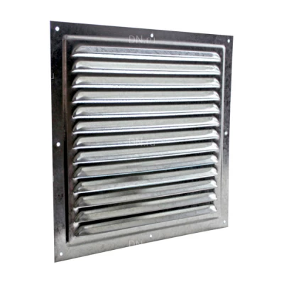 Решетка металлическая VIENTO 250х250мм квадратная, материал - оцинкованная сталь