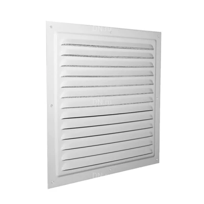 Решетка металлическая VIENTO 150х150мм квадратная, материал - сталь, цвет -  белый