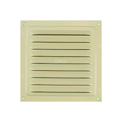 Решетка металлическая VIENTO 200х200мм квадратная, материал - сталь, цвет - бежевый