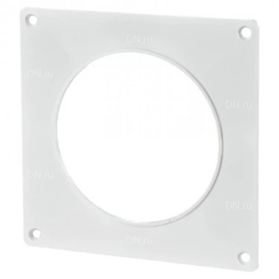 Накладка торцевая VIENTO размер - 150х150мм, для воздуховода D100мм, цвет - белый