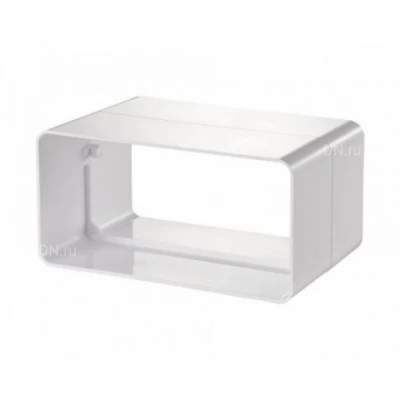 Соединитель VIENTO прямоугольный, размер - 55х110мм, цвет - белый
