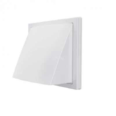 Выход стенной ERA вытяжной с обратным клапаном, диаметр - 150х150мм, с фланцем 55х110мм, цвет - белый