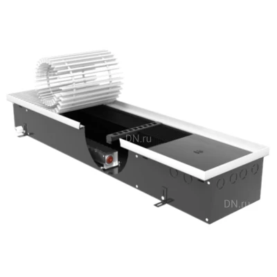 Конвектор внутрипольный Wilma Vitron с принудительной конвекцией 24В 80х260х1900 корпус – алюминий, тип решетки – перфорированная, теплоотдача – 1900Вт, отапливаемая площадь – 18м2, с вентилятором, боковое подключение