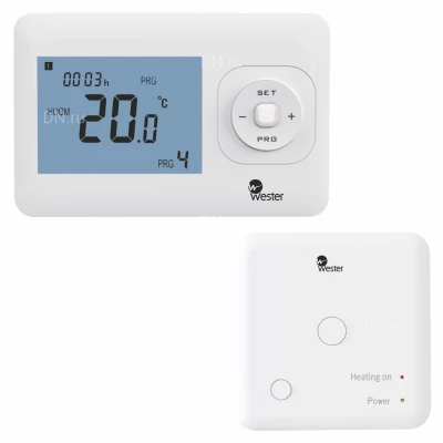 Термостат электронный программируемый беспроводной Wester RT02PRF