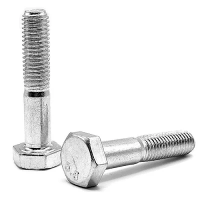 Болты шестигранные ZITAR М8х55-М30х140 с неполной резьбой, корпус - сталь, оцинкованные, класс прочности 4.8, весовые, фасовка - 25кг, DIN 931, ГОСТ 7798-70