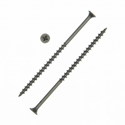 Саморез ZITAR СГД 4.8х102мм (15кг), головка - потайная, диаметр - 4.8мм, длина - 102мм, материал - углеродистая сталь, покрытие - фосфатное, фасовка - 15кг