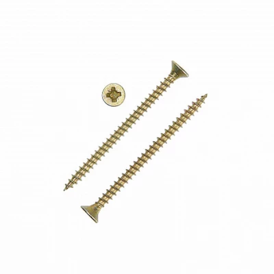 Шуруп для дерева ZITAR 3.5х50мм 6000шт, головка - потайная, диаметр - 3.5мм, длина - 50мм, материал - углеродистая сталь, покрытие - желтый цинк, упаковка - 6000шт