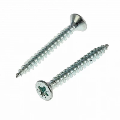 Шуруп для дерева ZITAR 4х35мм 8000шт, головка - потайная, диаметр - 4мм, длина - 35мм, материал - углеродистая сталь, покрытие - белый цинк, упаковка - 8000шт