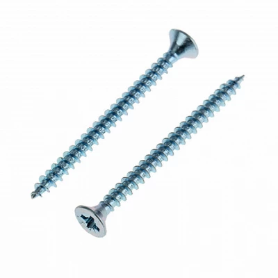 Шуруп для дерева ZITAR 4х50мм 4000шт, головка - потайная, диаметр - 4мм, длина - 50мм, материал - углеродистая сталь, покрытие - белый цинк, упаковка - 4000шт