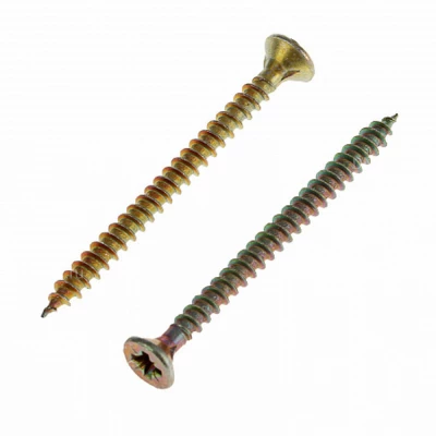 Шуруп для дерева ZITAR 4х50мм 4000шт, головка - потайная, диаметр - 4мм, длина - 50мм, материал - углеродистая сталь, покрытие - желтый цинк, упаковка - 4000шт