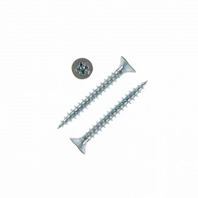 Шуруп для дерева ZITAR 4.5х40мм 5000шт, головка - потайная, диаметр - 4.5мм, длина - 40мм, материал - углеродистая сталь, покрытие - белый цинк, упаковка - 5000шт