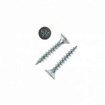 Шуруп для дерева ZITAR 5х30мм 5500шт, головка - потайная, диаметр - 5мм, длина - 30мм, материал - углеродистая сталь, покрытие - белый цинк, упаковка - 5500шт