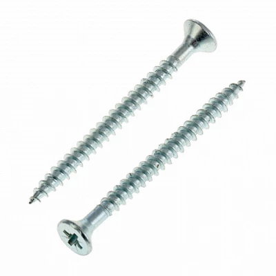 Шуруп для дерева ZITAR 5х60мм 2200шт, головка - потайная, диаметр - 5мм, длина - 60мм, материал - углеродистая сталь, покрытие - белый цинк, упаковка - 2200шт