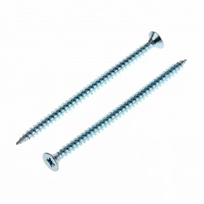 Шуруп для дерева ZITAR 6х90мм 1000шт, головка - потайная, диаметр - 6мм, длина - 90мм, материал - углеродистая сталь, покрытие - белый цинк, упаковка - 1000шт