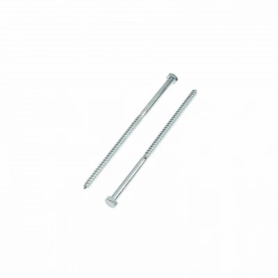 Шуруп-болт (глухарь) ZITAR 12х150мм 220шт, головка - шестигранная, диаметр - 12мм, длина - 150мм, материал - углеродистая сталь, покрытие - цинк, упаковка - 220шт, DIN571
