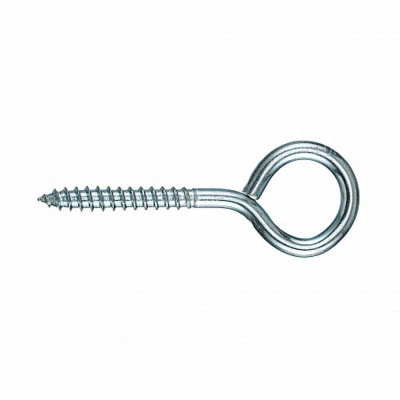 Шуруп-крючок О-образный ZITAR 5х80мм 200шт, диаметр - 5мм, длина - 80мм, материал - углеродистая сталь, покрытие - цинк, упаковка - 200шт