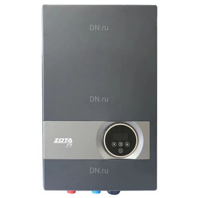 Водонагреватель электрический проточный ZOTA JOY настенный, мощность - 12кВт, корпус - нержавеющая сталь, Tmax 95°C, 380В