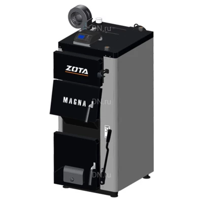 Котел твердотопливный ZOTA Magna 80 напольный, мощность - 80кВт