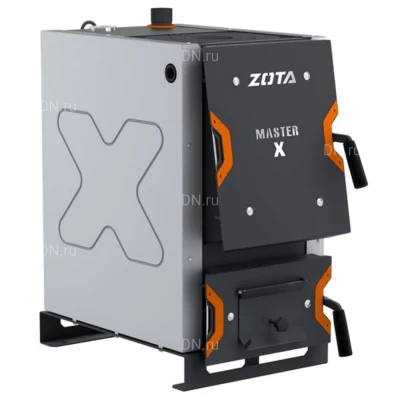Котел твердотопливный ZOTA Master-X 25П напольный, мощность - 25кВт