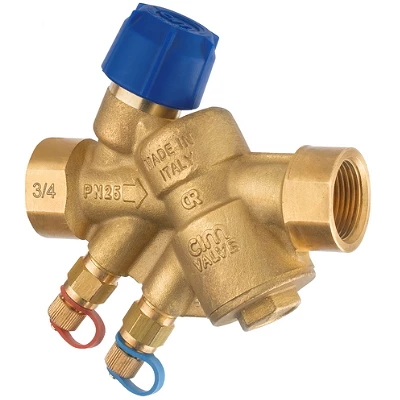 Клапан балансировочный автоматический Cimberio 795B 1/2″ Ду15 Ру25 0,025-2,448 куб.м.ч. 7 кПа стабилизатор расхода