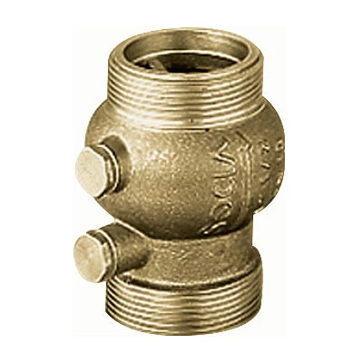 Клапан обратный Danfoss 223 1 1/4″ Ду32 Ру16 муфтовый, пружинный, корпус - латунь, диск - латунь, уплотнение - EPDM