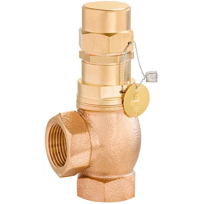 Клапан перепускной Goetze 618 tGFO 3/8″ Ду10 Ру20 бронзовый угловой резьбовой