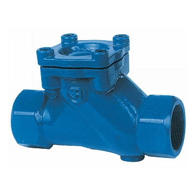 Клапан обратный Jafar 6616 1 1/4″ Ду32 Ру10 муфтовый, шаровой, корпус - чугун, шар - алюминиевый сплав, уплотнение - NBR