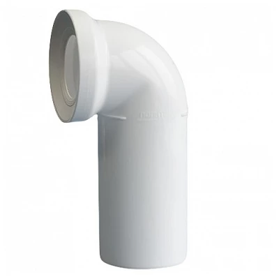 Присоединения к унитазу Дн110 45-87 градусов из полипропилена  Политэк для внутренней канализации