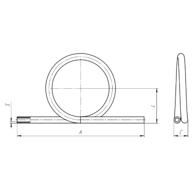 Компенсатор полипропиленовый AQUALINK PP-R Дн40 Ру25 петлевой
