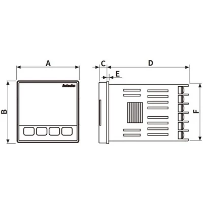 Контроллеры температурные Autonics TK 4-разрядные, ПИД-регулятор, IP65