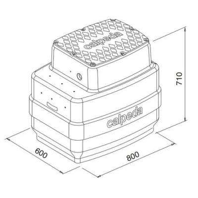 Насосы дренажные Calpeda GEO 230-GXV погружные, корпус - полиэтилен, мощность - 0.55-0.9кВт, напор - 6.2-8.1м, производительность - 250-350л/мин, 380 В