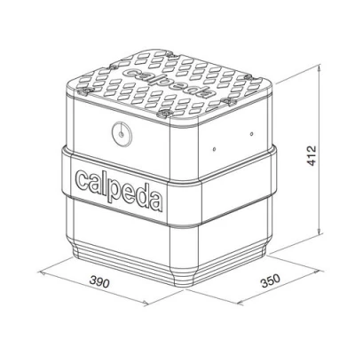 Насосы дренажные Calpeda GEO 40-GXRM погружные, корпус - полиэтилен, мощность - 0.25-0.45кВт, напор - 8.3-11.7м, производительность - 170-220л/мин, 220 В