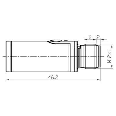 Датчик оптический LANBAO PSS-GM2DNBR-E2, цилиндрический, материал корпуса - пластик, красный свет - 640нм, выход - NPN, настройка - NO/NC, рабочая дистанция - 2м, напряжение - 30В, IP67, разъем - M12