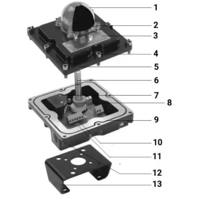 Блок концевых выключателей DN.ru APL-410N EX взрывозащищенный