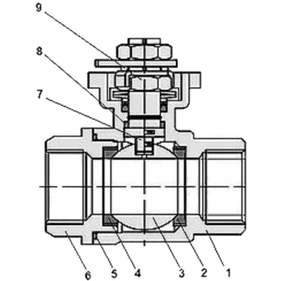 Краны шаровые DN.ru BV3232P(2pc)-FP-T-ISO-H Ду32-100 Ру40-63 полнопроходные, внутренняя резьба, корпус - нержавеющая сталь SS316, уплотнение - PTFE, с электроприводом DN.ru QT-N-EM-O1-380VAC-У1 HARK