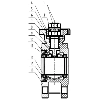 Кран шаровой DN.ru BV3232P-FP-Fb-ISO-H Ду80 Ру16 полнопроходной, межфланцевый, корпус - нержавеющая сталь AISI316, уплотнение - PTFE, с электроприводом DN.ru QT-N-008EM-O1-220VAC-У1 HARK