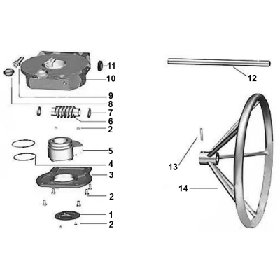 Редукторы четвертьоборотные DN.ru HARC RQNx-xZ-x