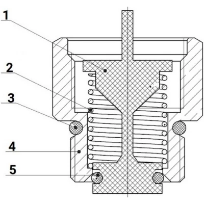 Клапаны отсекающие DN.ru VSAV0041E-T ВР/НР Ду15 Ру10 для монтажа автоматического воздухоотводчика, корпус - латунь HPb57-3, тип присоединения - резьбовой
