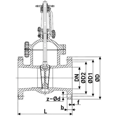 Задвижка клиновая 30нж941нж DN.ru GVWR3535M-2W-F-ОСТ Ду100 Ру16 фланцевая, корпус - сталь 12Х18Н9ТЛ, материал клина - сталь 12Х18Н9ТЛ, уплотнение - металл, GAIR, с электроприводом DN.ru MT-N-010M-O2-380VAC-У1 пятикулачковым