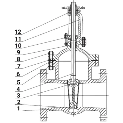Задвижка клиновая 30нж941нж DN.ru GVWR3535M-2W-F-ОСТ Ду100 Ру16 фланцевая, корпус - сталь 12Х18Н9ТЛ, материал клина - сталь 12Х18Н9ТЛ, уплотнение - металл, GAIR, с электроприводом DN.ru MT-N-010M-O2-380VAC-У1 пятикулачковым
