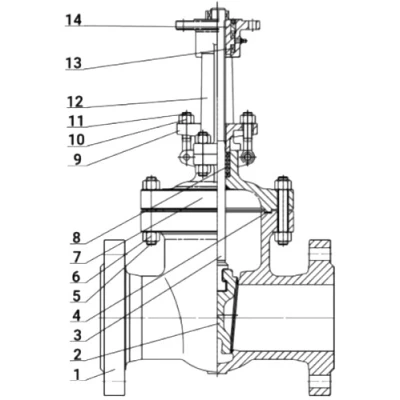 Задвижки клиновые 30нж964нж DN.ru GVWR3535M-2W-F-ОСТ Ду100 Ру25 фланцевые, корпус - сталь 12Х18Н9ТЛ, материал клина - сталь 12Х18Н9ТЛ, уплотнение - металл, GAIR, с взрывозащищенным электроприводом ГЗ-В 380В