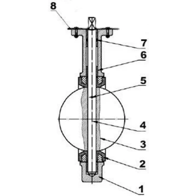 Затворы дисковые поворотные DN.ru WBV3232V-2W-Fb-H Ду50-300 Ру16, корпус - нержавеющая сталь 316L, диск - нержавеющая сталь 316L, уплотнение - VITON, с электроприводом QT-N-M-O2-380VAC-У1