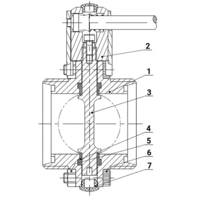 Затворы дисковые поворотные DN.ru WBV3131E-2W-T-H Ду15-100 Ру10 резьбовые, корпус - пищевая нержавеющая сталь 304, уплотнение - EPDM, с электроприводом DN.ru QT-N-EM-O1-380VAC-У1 380В HARK