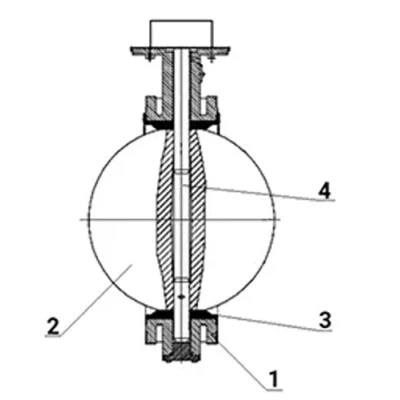 Затвор дисковый поворотный DN.ru WBV1331E-2W-F-R Ду300 Ру16 фланцевый, корпус - чугун GGG40, диск - нержавеющая сталь 304, уплотнение - EPDM, с пневмоприводом PA-DA-210, пневмораспределителем 4V320-10 NAMUR AC220V, БКВ APL-210N